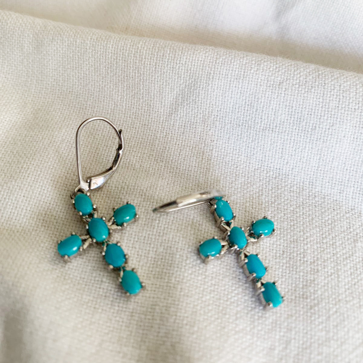 Sleeping Beauty Turquoise Earrings