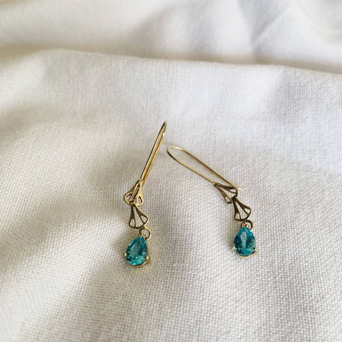 Apatite Drop Earrings