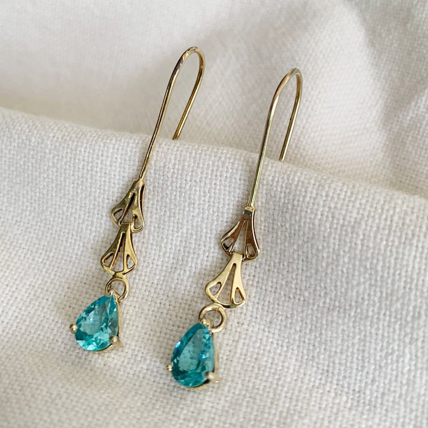 Apatite Drop Earrings