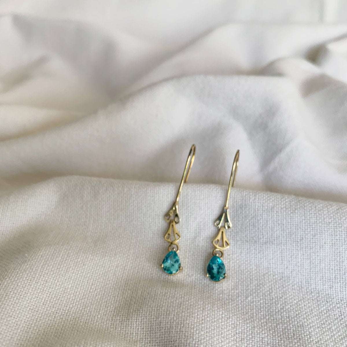 Apatite Drop Earrings