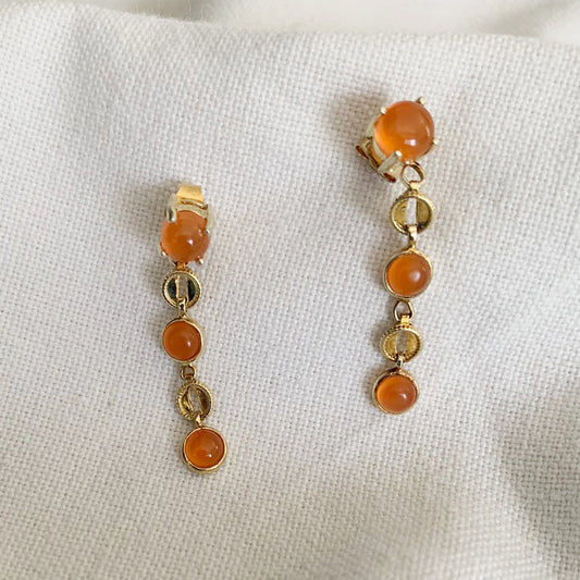 Carnelian Dangle Earrings