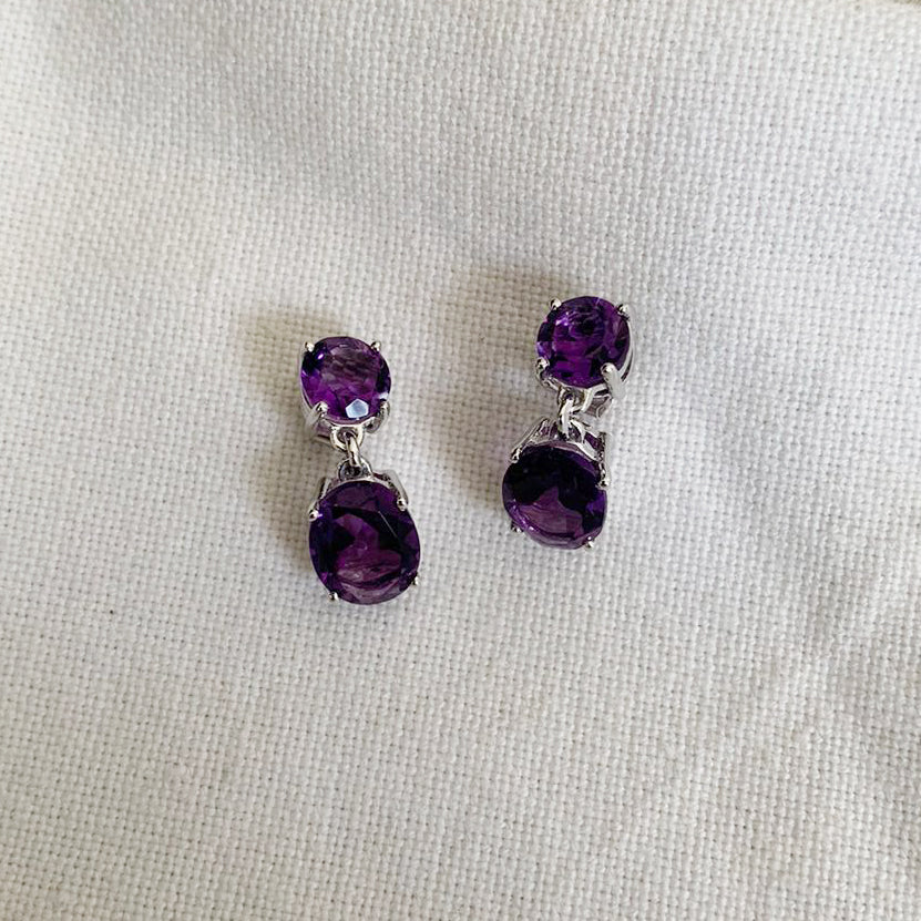 Amethyst Dangle Earrings