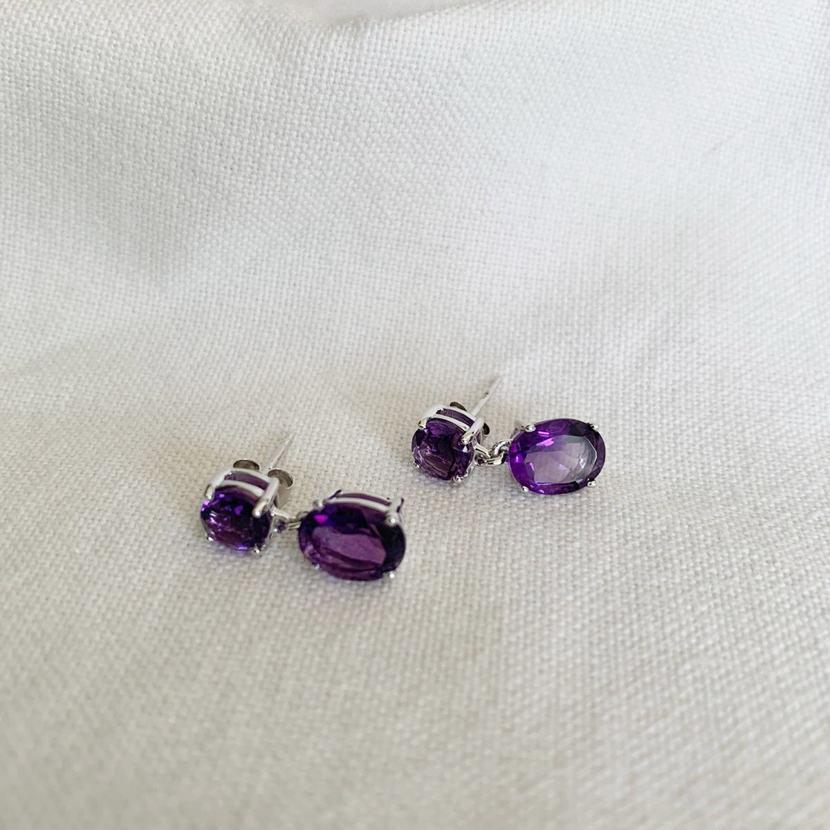 Amethyst Dangle Earrings