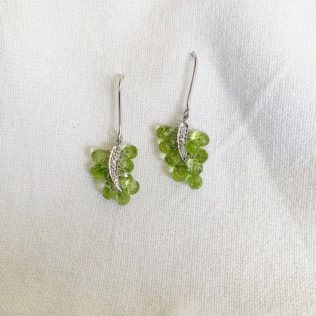 Peridot Drop Earrings