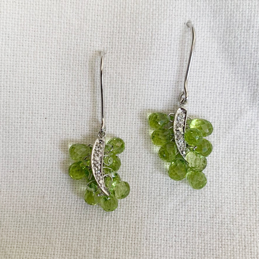 Peridot Drop Earrings