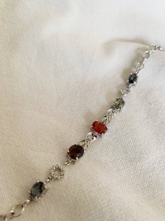 Multi Spinal Gemstone Bracelet