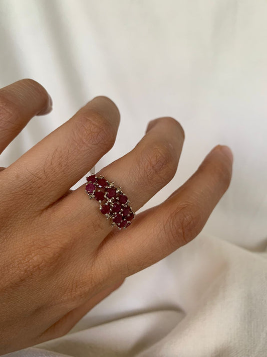 Ruby Gemstone Precious Ring