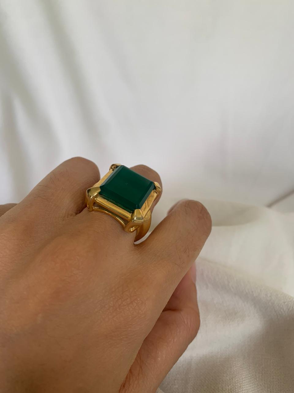 Temple St. Clair Green Beryl Diamond 18 Karat Gold Gemstone Ring | Wilson's  Estate Jewelry