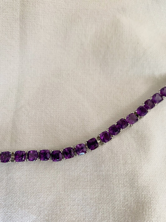 Amethyst Gemstone Bracelet