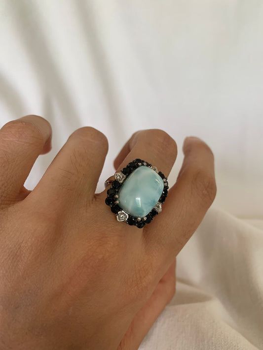 Larimar Gemstone Ring