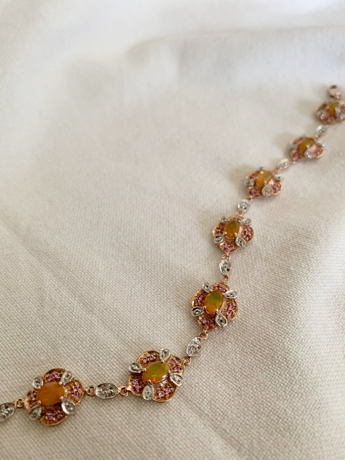 Yellow Opal Gemstone Bracelet