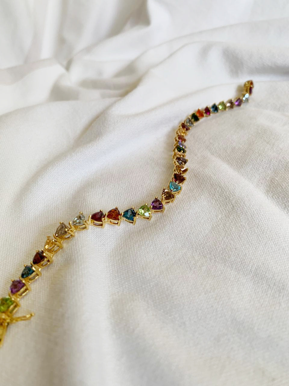 Multi color Gemstone Bracelet