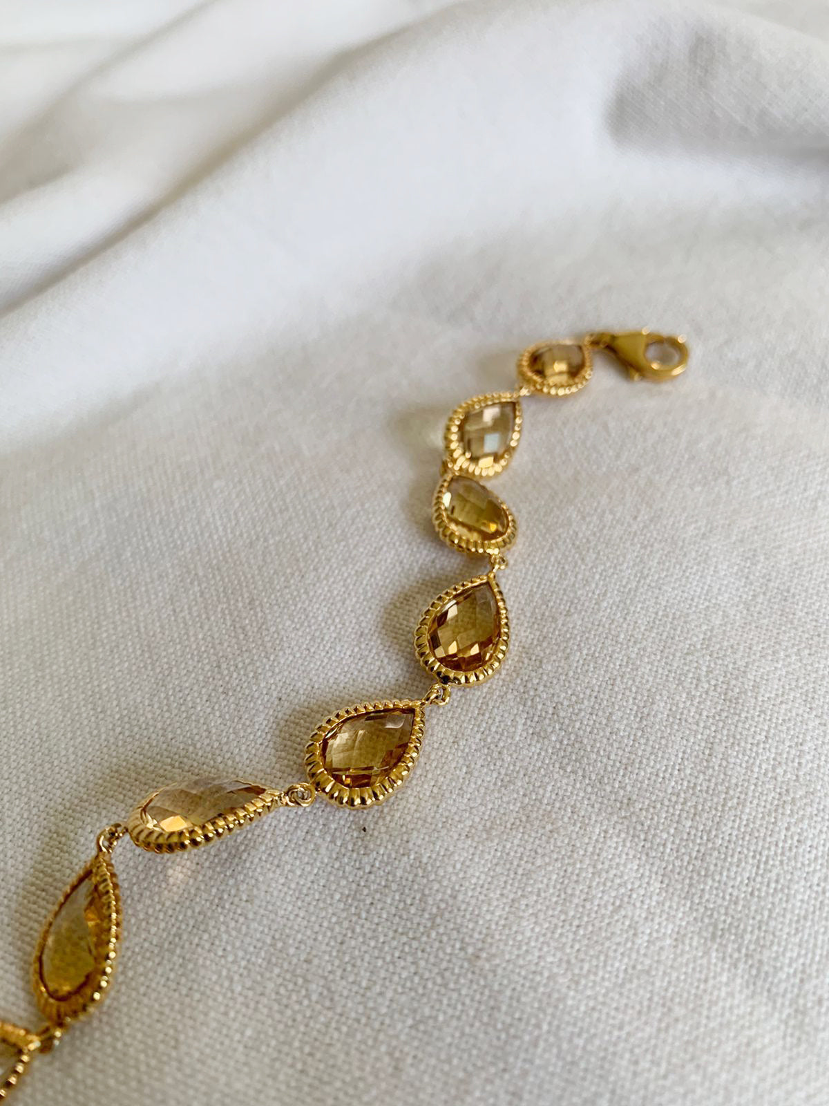 Citrine Gemstone Bracelet