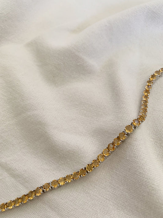 Citrine Gemstone Bracelet