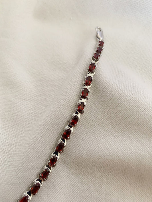 Red Garnet Bracelet