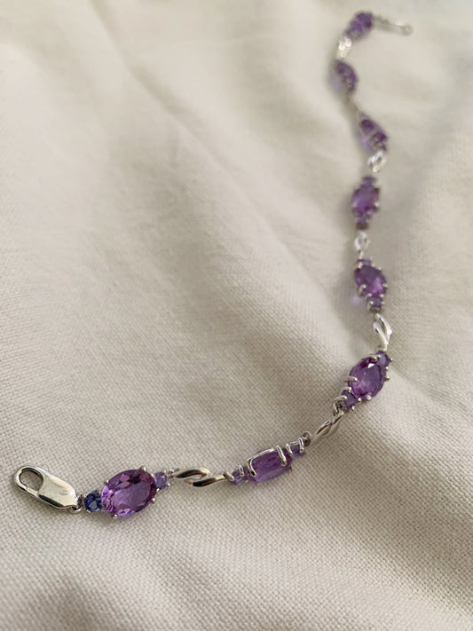 Amethyst Gemstone Bracelet