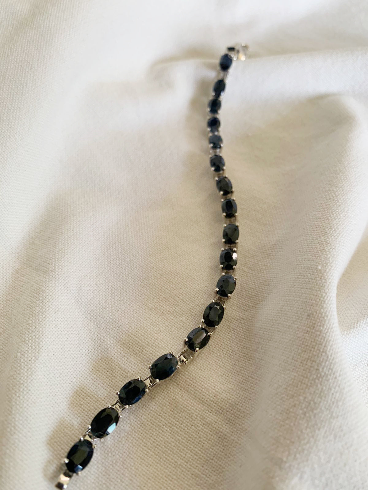 Black Spinal Gemstone Bracelet