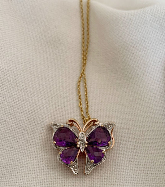 Sarah Butterfly   Necklace