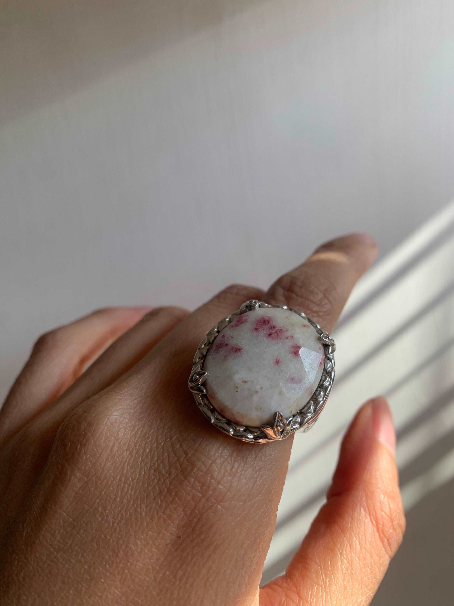 Pink dalma ring