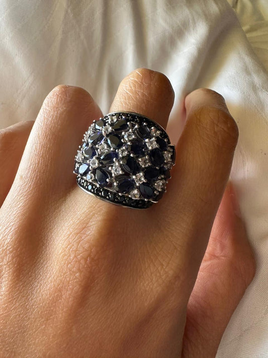 Eve Black Spinel Ring